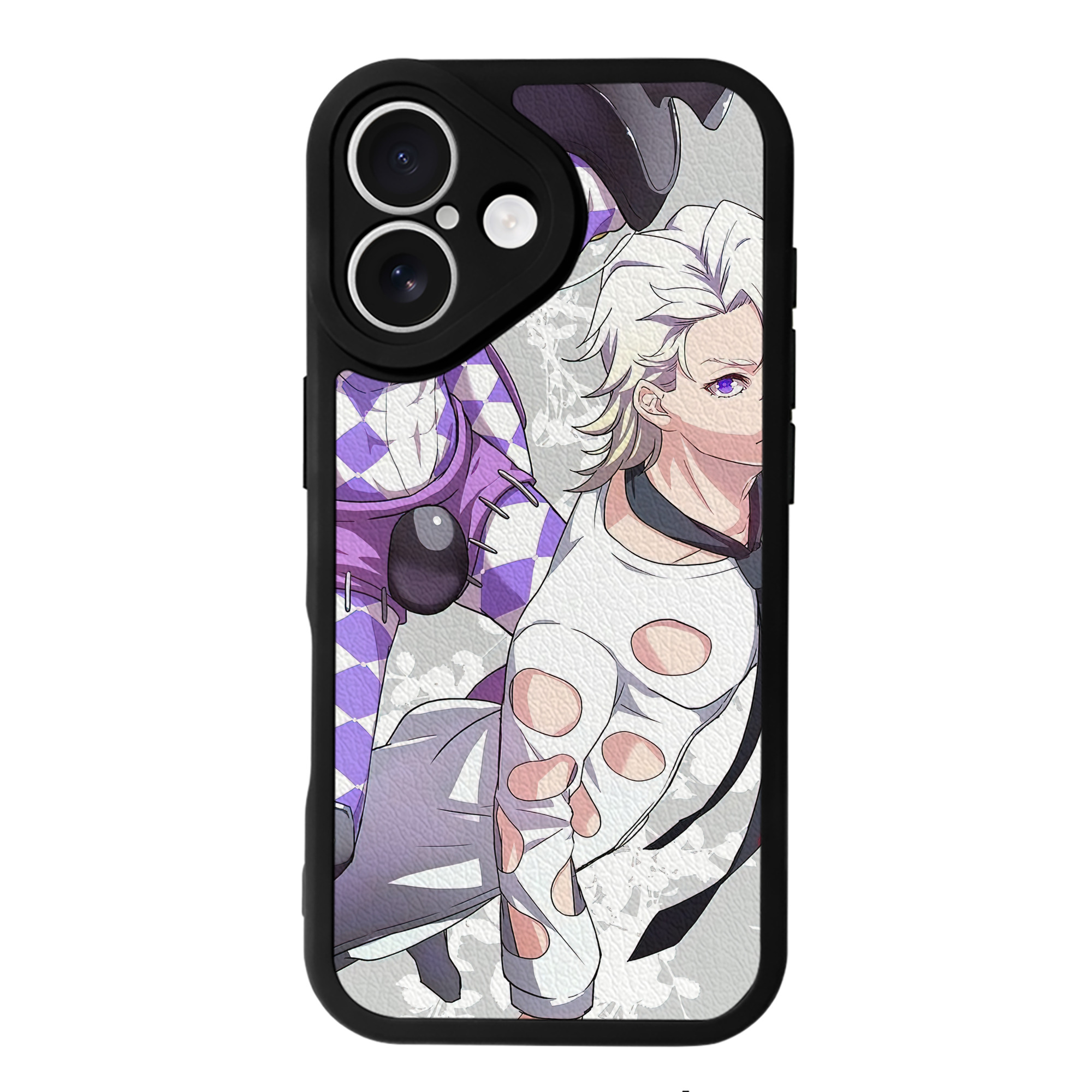 （画像用） ジョジョの奇妙な冒険 JoJo's Bizarre Adventure 【iPhone 16シリーズ対応】シリコンスマホケース（レザー調） 材質：シリコン